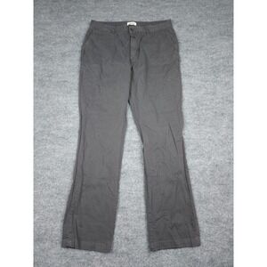 Taylor Stitch Foundation Pants Men's 38 (FITS 34 x 32) Gray Slim Straight